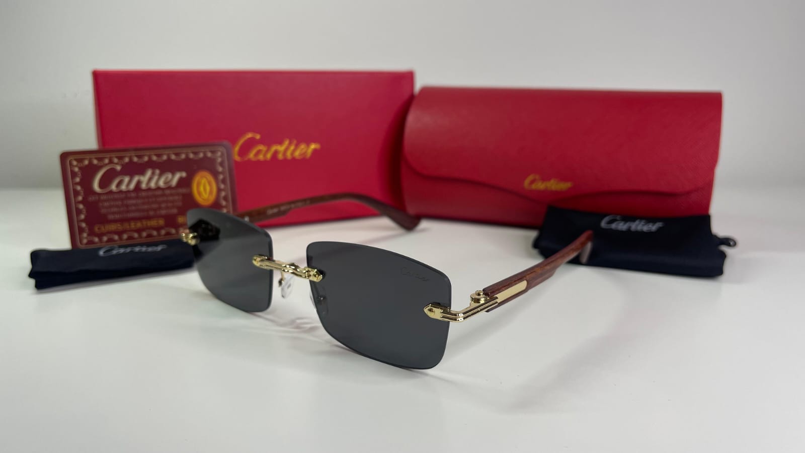 Gafas Negras Cartier