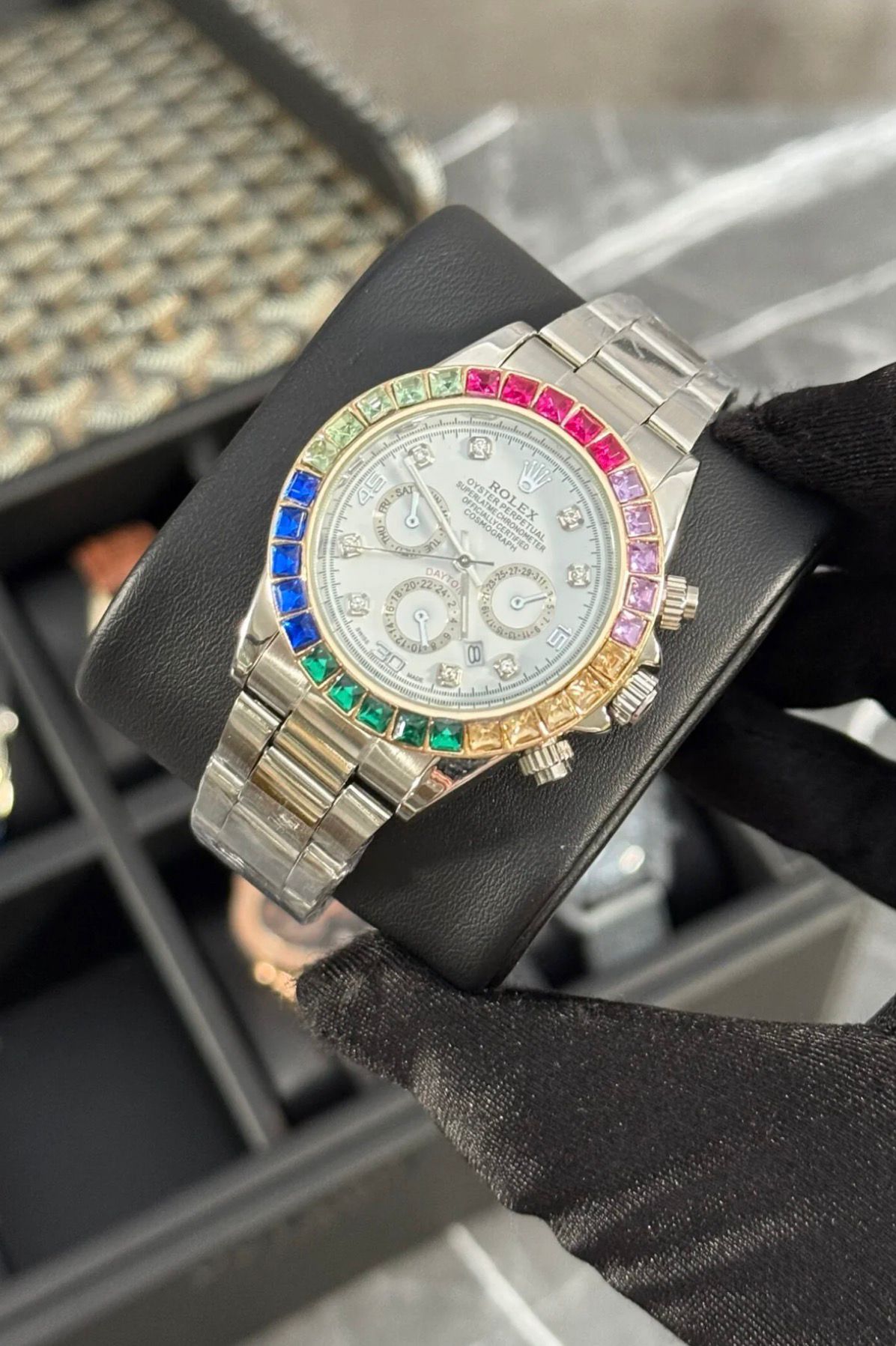 Reloj Rolex Plateado colores
