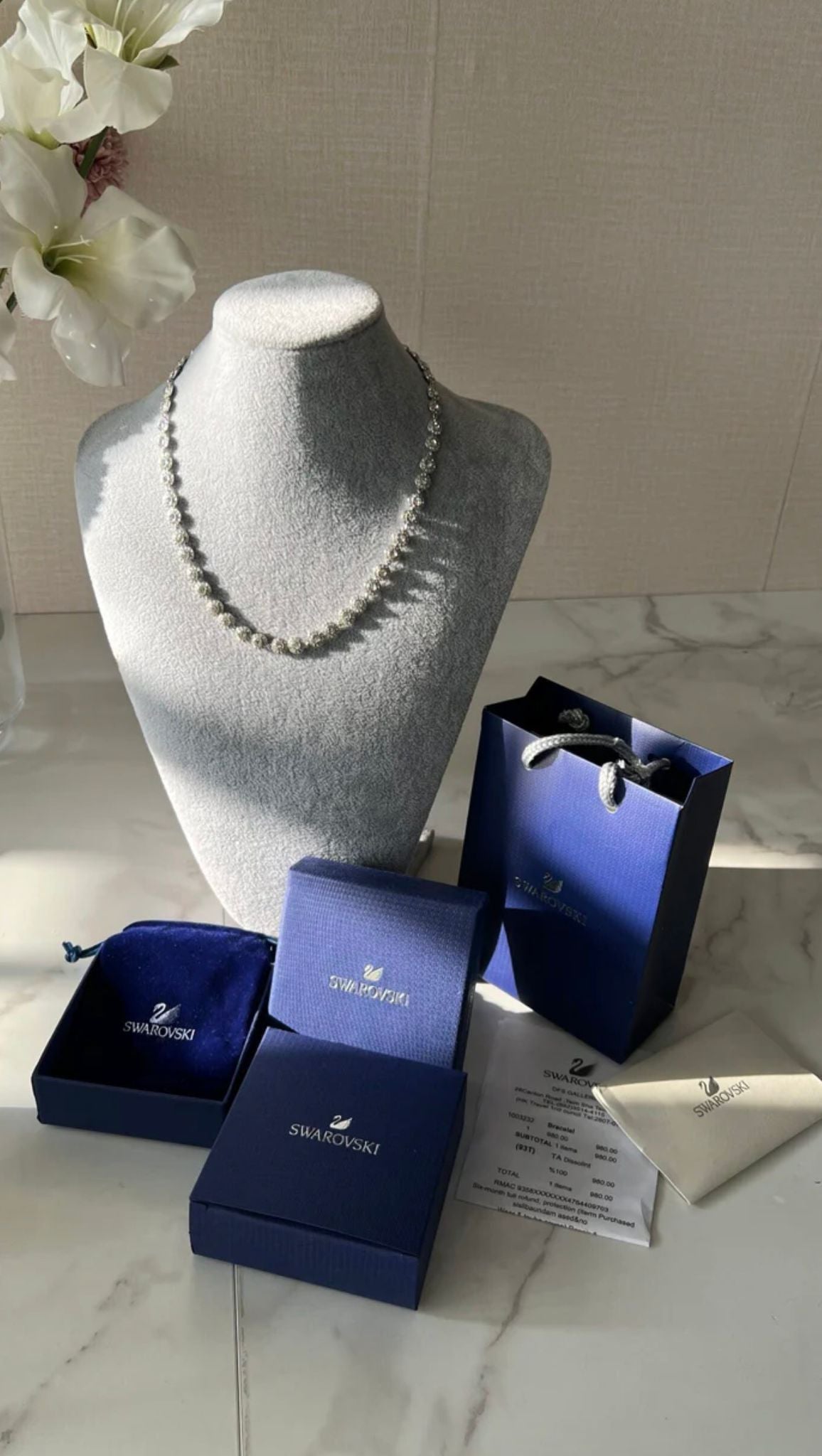 Collar swarovski